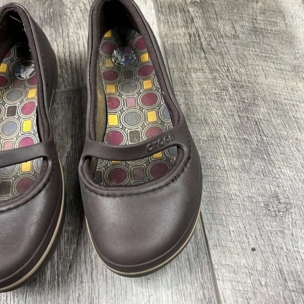 Crocs Brown Slip‎ On Shoes